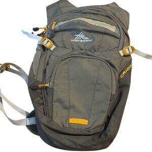 High Sierra Gray & Yellow Hydration Hiking Backpack